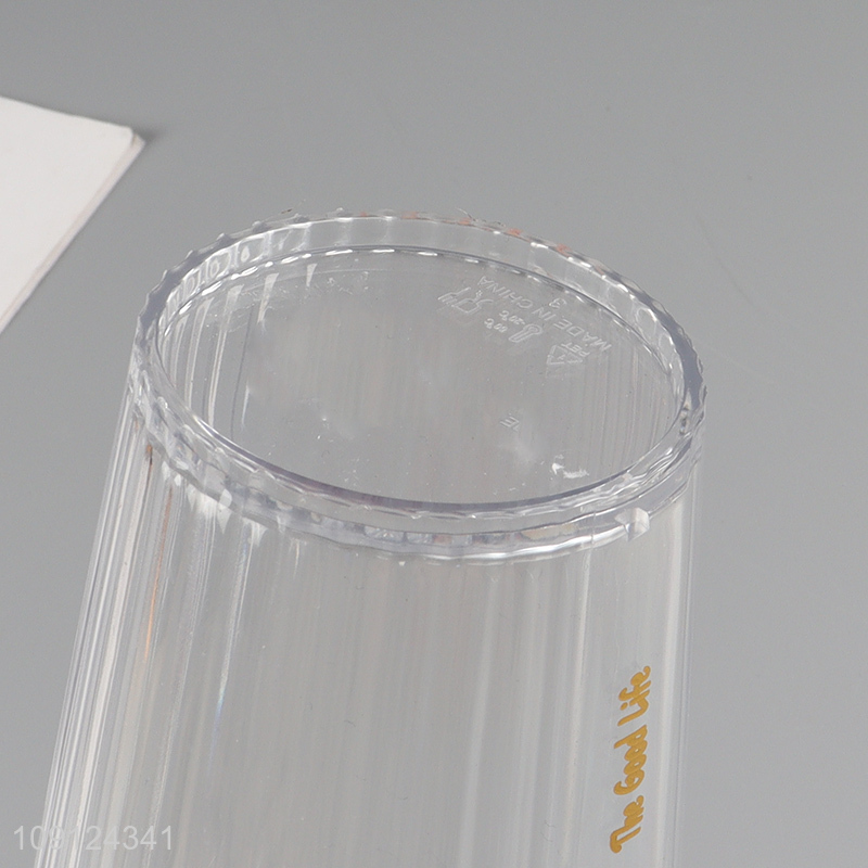 Factory Price 4PCS Plastic Water Cups Unbreakable Plastic Cups Wholesale