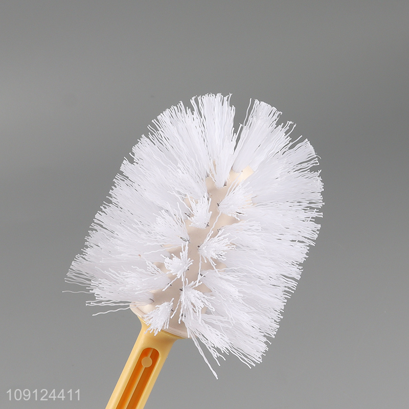 Good Quality Durable Plastic Toilet Bowl Brush and Holder Set