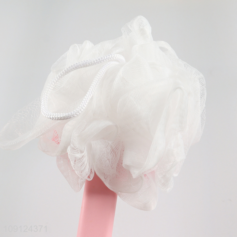 Online Wholesale Double Sided Exfoliating Bath Brush with Long Handle