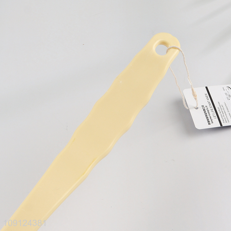 Hot Selling Double Sided Bath Brush Back Scrubber with Curved Long Handle