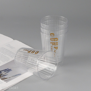 Factory Price 4PCS Plastic Water Cups Unbreakable Plastic Cups Wholesale