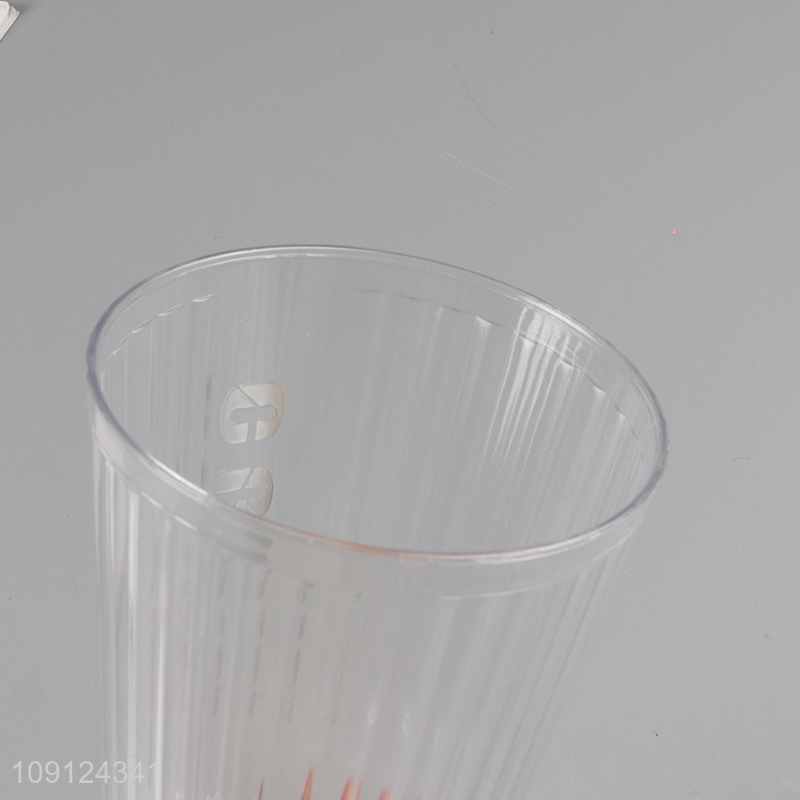 Factory Price 4PCS Plastic Water Cups Unbreakable Plastic Cups Wholesale