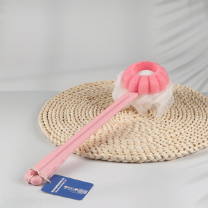 Online Wholesale Double Sided Exfoliating Bath Brush with Long Handle