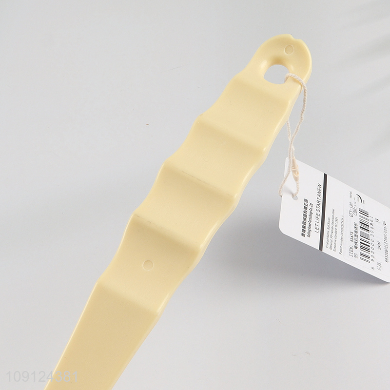 Hot Selling Double Sided Bath Brush Back Scrubber with Curved Long Handle