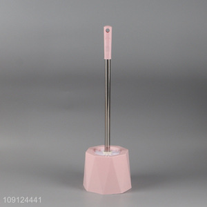Factory Supply Plastic <em>Bathroom</em> Cleaning Toilet Bowl Brush <em>Set</em>