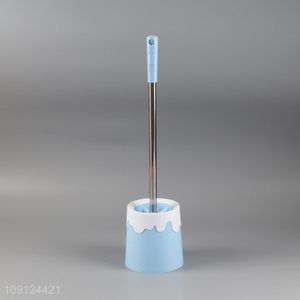 New Product Plastic Toilet Bowl Brush <em>Set</em> for <em>Bathroom</em> Cleaning