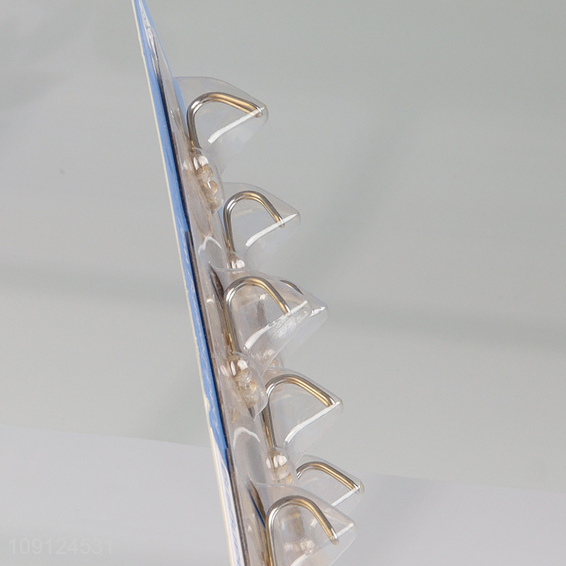 Factory Price 12PCS Wall Hanging Towel Hooks Waterproof Oilproof Adhesive Hooks