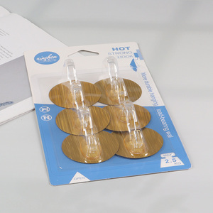 New Arrival 6PCS All Purporse Adhesive Hooks Heavy Duty Wall Hanging Hooks