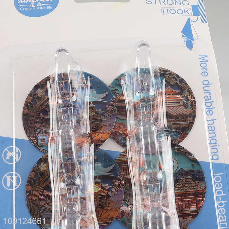 China Imports 6PCS Heavy Duty Wall Hanging Hooks Sticky Hooks for Home Kitchen