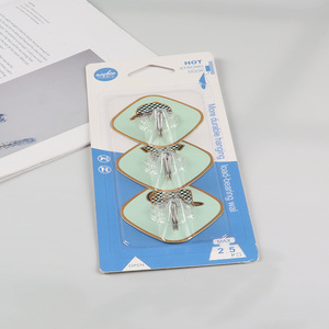 Factory Price 3PCS Wall Hanging Towel Hooks Waterproof Oilproof Adhesive Hooks