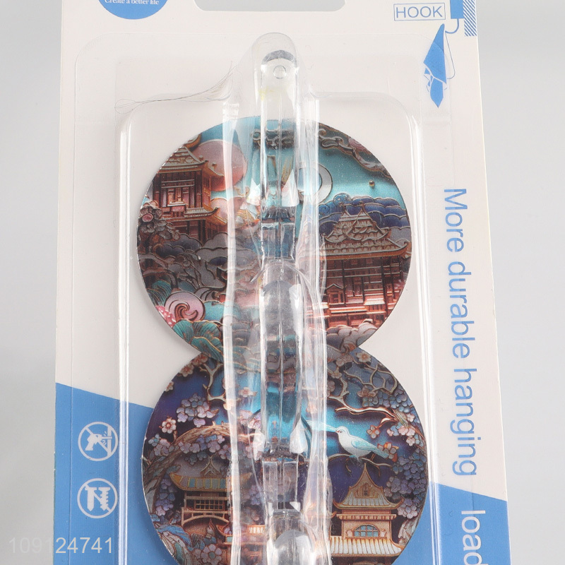 Hot Selling 3PCS Sticky Hooks Heavy Duty Wall Hooks for Bathroom Kitchen