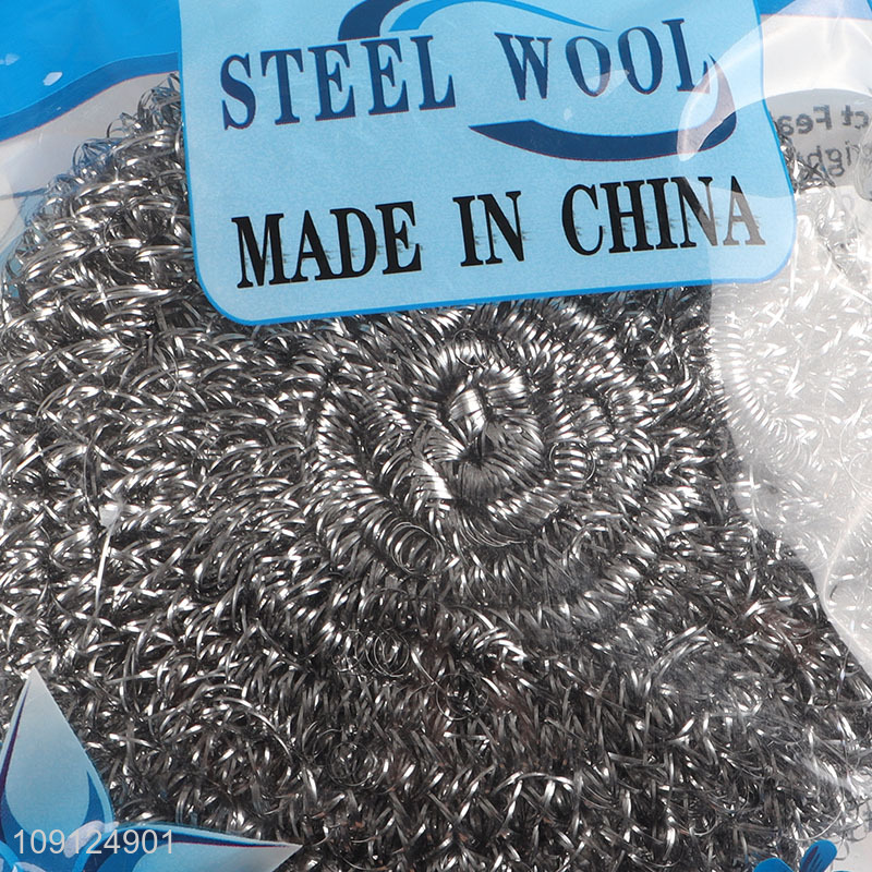 Popular Product Stainless Steel Wool Scrubber for Cleaning Pots Pans Dishes