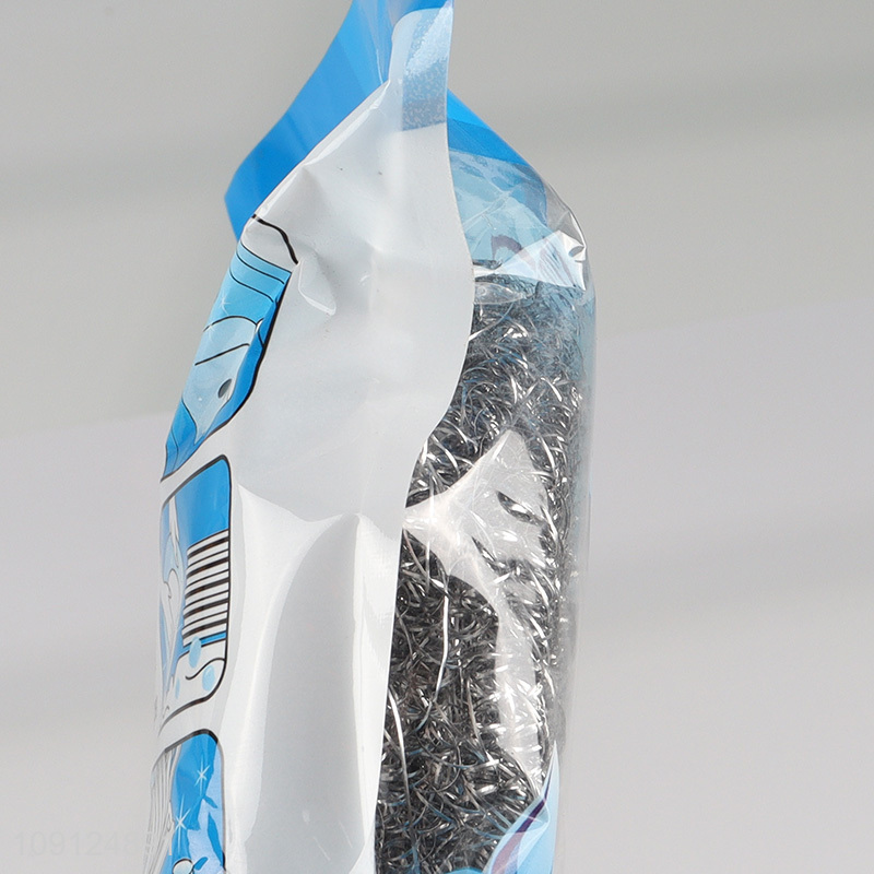 High Quality Heavy Duty Stainless Steel Wool Scrubber for Cleaning Pots Pans