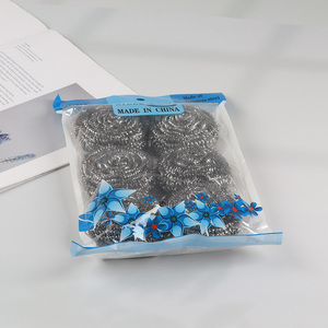 Good Quality 6 Pack Stainless Steel Wool Scrubber Dish Scrubber for Pots Pans