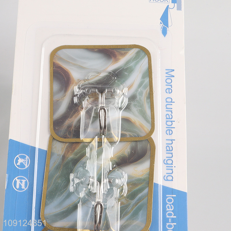 China Imports 3PCS Heavy Duty Wall Hanging Hooks Sticky Hooks for Bathroom