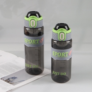 China Imports 690 790ML Plastic Water Bottle with Flip Top Lid & Tea Filter