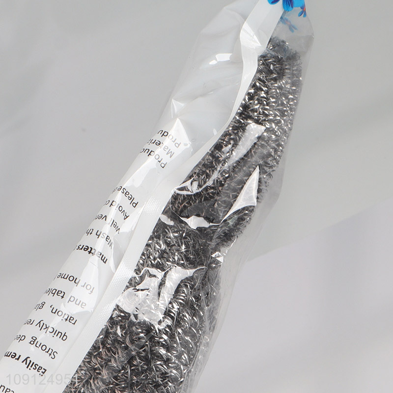 New Product 3 Pack Heavy Duty Steel Wool Scrubbers Stainless Steel Scrubbers