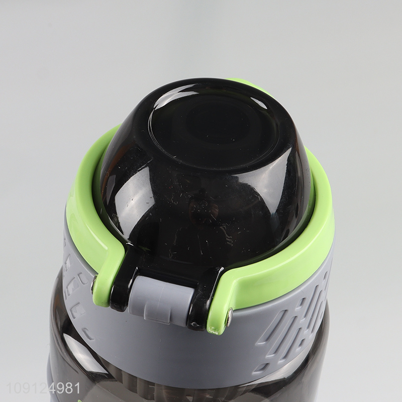 China Imports 690 790ML Plastic Water Bottle with Flip Top Lid & Tea Filter