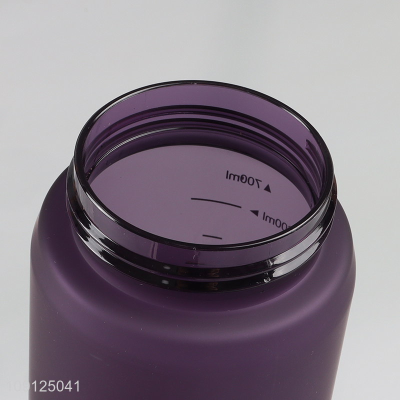 New Arrival 650 800ML Leak Proof Plastic Water Bottle with Straw for School Gym