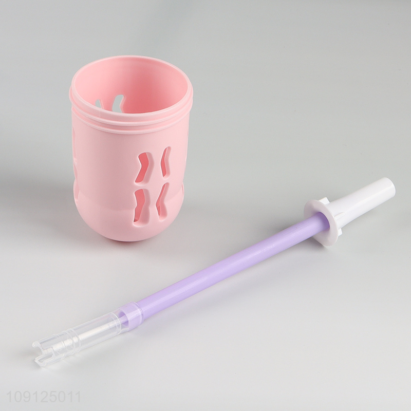 New Product 730 1000ML Plastic Water Bottle with Sholder Strap, Straw & Tea Filter