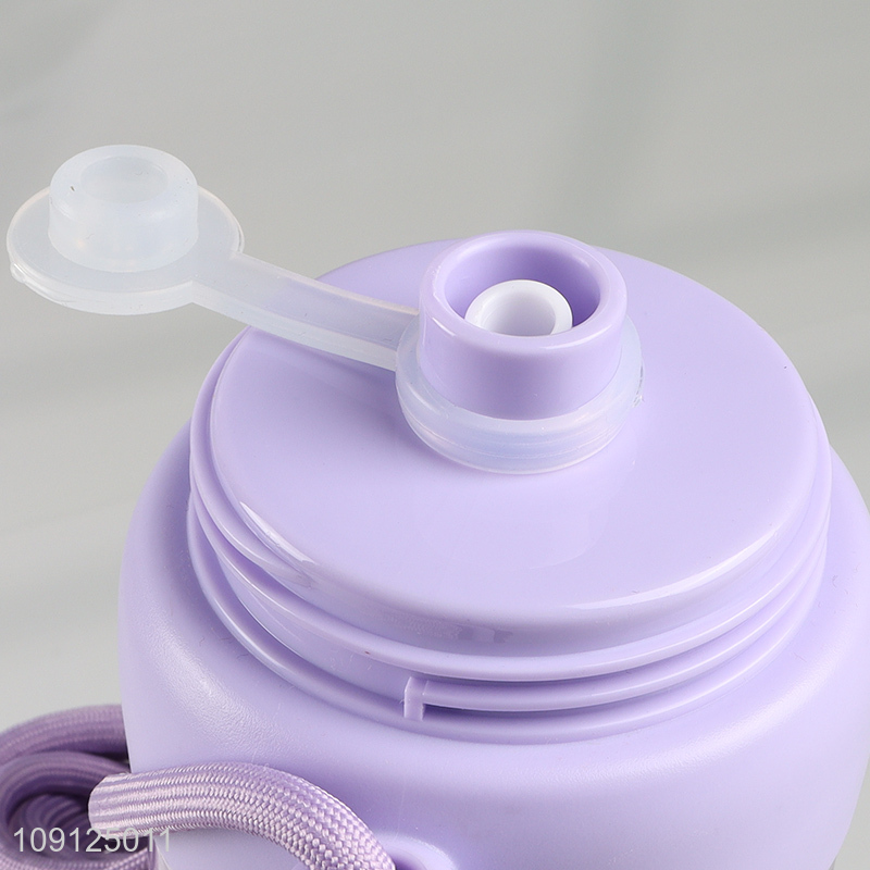 New Product 730 1000ML Plastic Water Bottle with Sholder Strap, Straw & Tea Filter