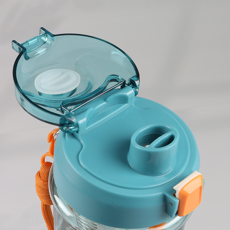 Factory Supply 800ML Leak Proof Plastic Sports Water Bottle with Tea Infuser