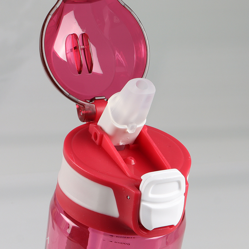 New Product 800ML Durable Plastic Sports Water Bottle with Straw for Men Women