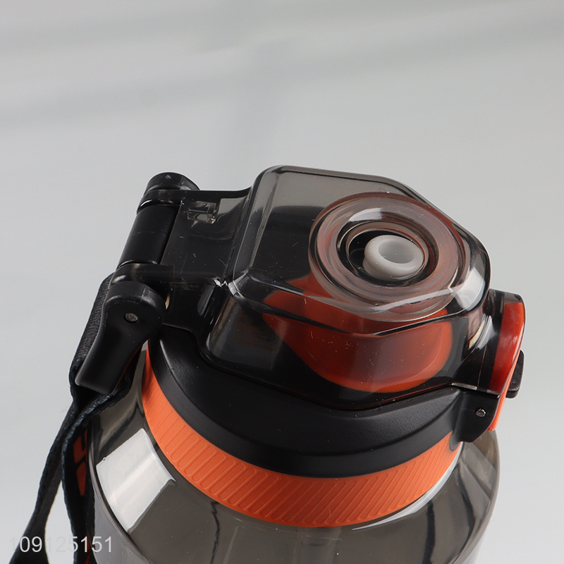 Hot Sale 1100ML Portable Plastic Water Bottle with Straw for Gym Fitness Office