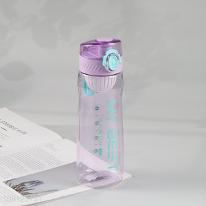 Good Quality 700ML Plastic Water Bottle with Leak Proof Flip Top & Tea Filter