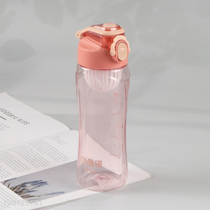 Factory Supply 580ML Reusable Plastic Water Bottle with Flip Top & Tea Filter