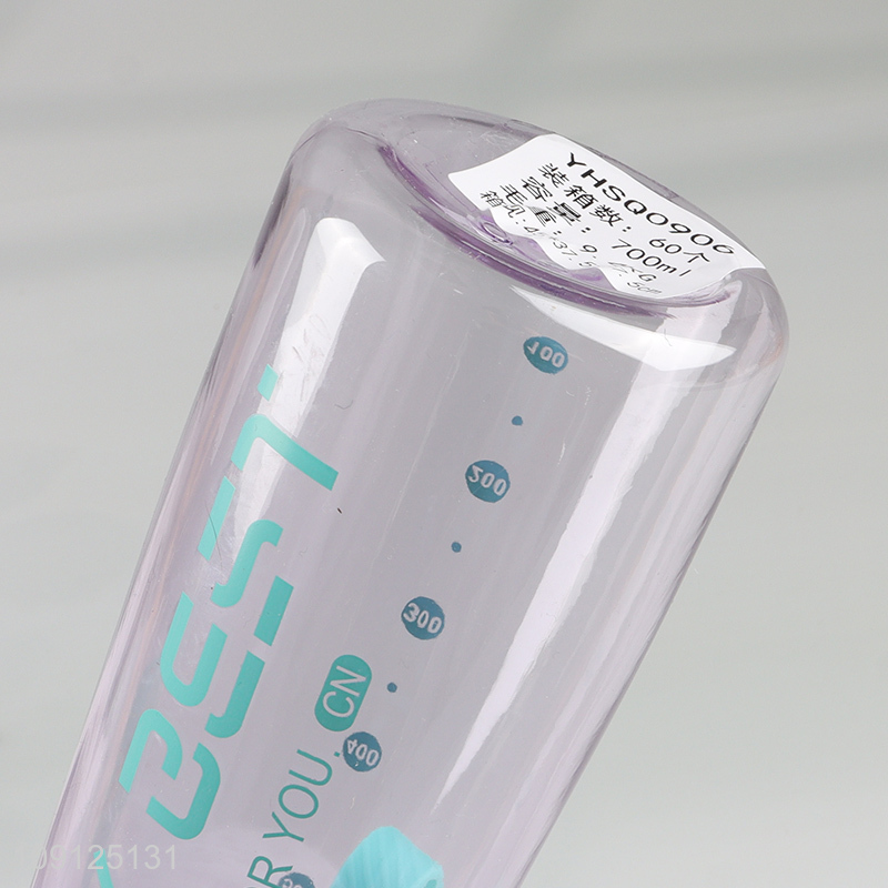 Good Quality 700ML Plastic Water Bottle with Leak Proof Flip Top & Tea Filter