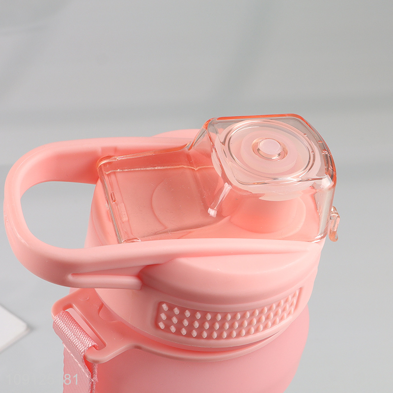 China Imports 700ML Plastic Sports Water Bottle with Spout Lid & Carry Handle