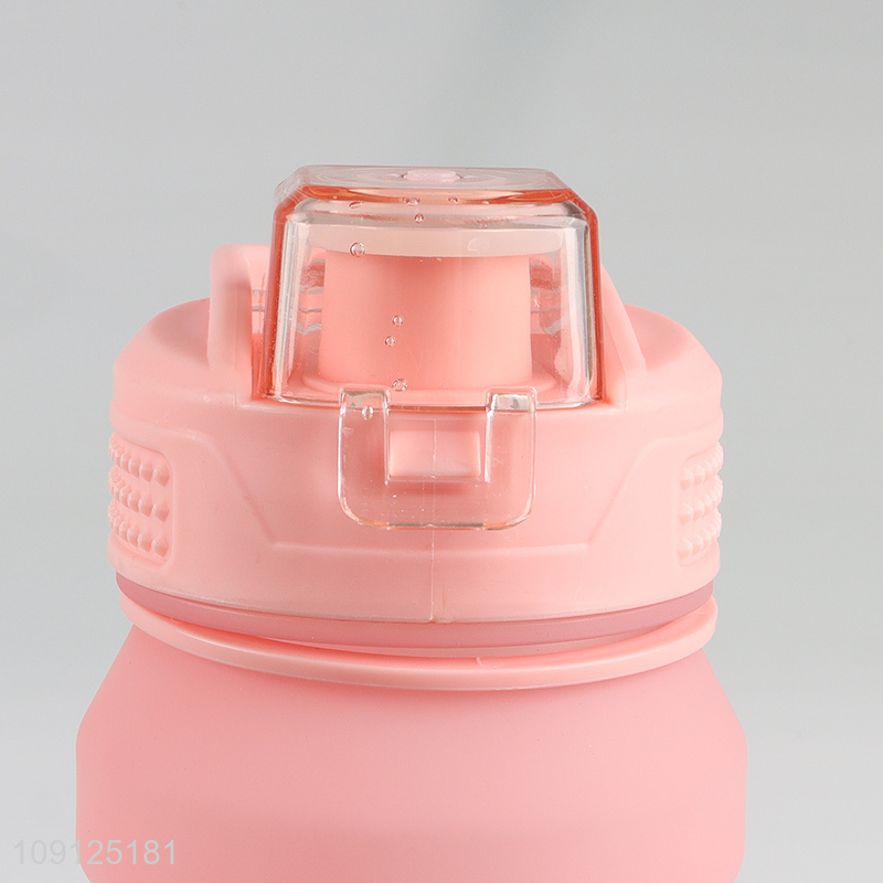 China Imports 700ML Plastic Sports Water Bottle with Spout Lid & Carry Handle