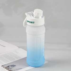 Factory Wholesale 700ML Leak Proof Plastic Sports Water Bottle with Spout Lid