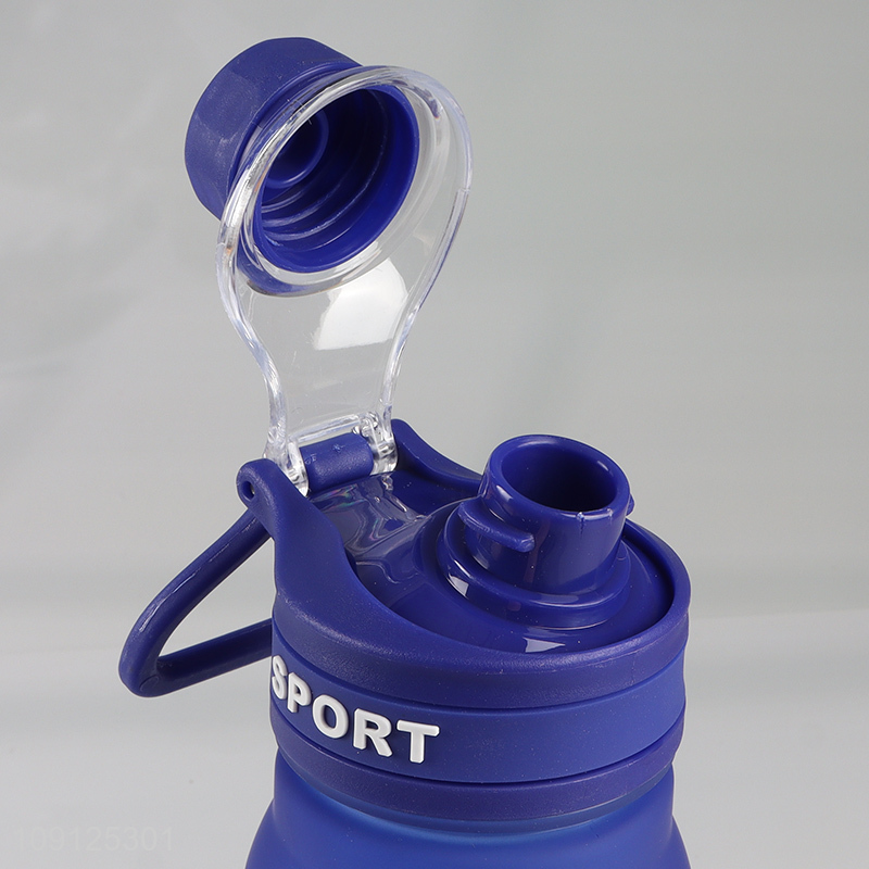 Factory Supply 700ML Spill Proof Plastic Sports Water Bottle with Carry Handle