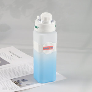 New Product 700ML Portable Plastic Sports Water Bottle for Travel School Gym