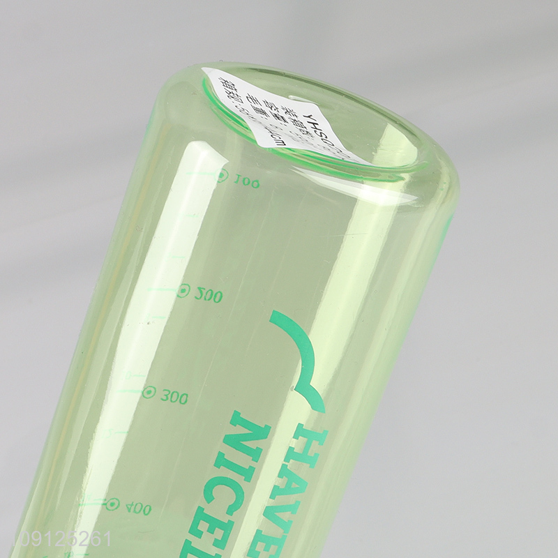 New Product 590ML Plastic Water Bottle with Tea Filter for Home Office School