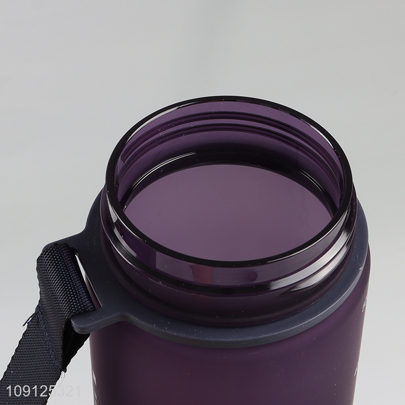 Wholesale 500ML Flip Top Water Bottle Plastic Sports Water Bottle with Handle