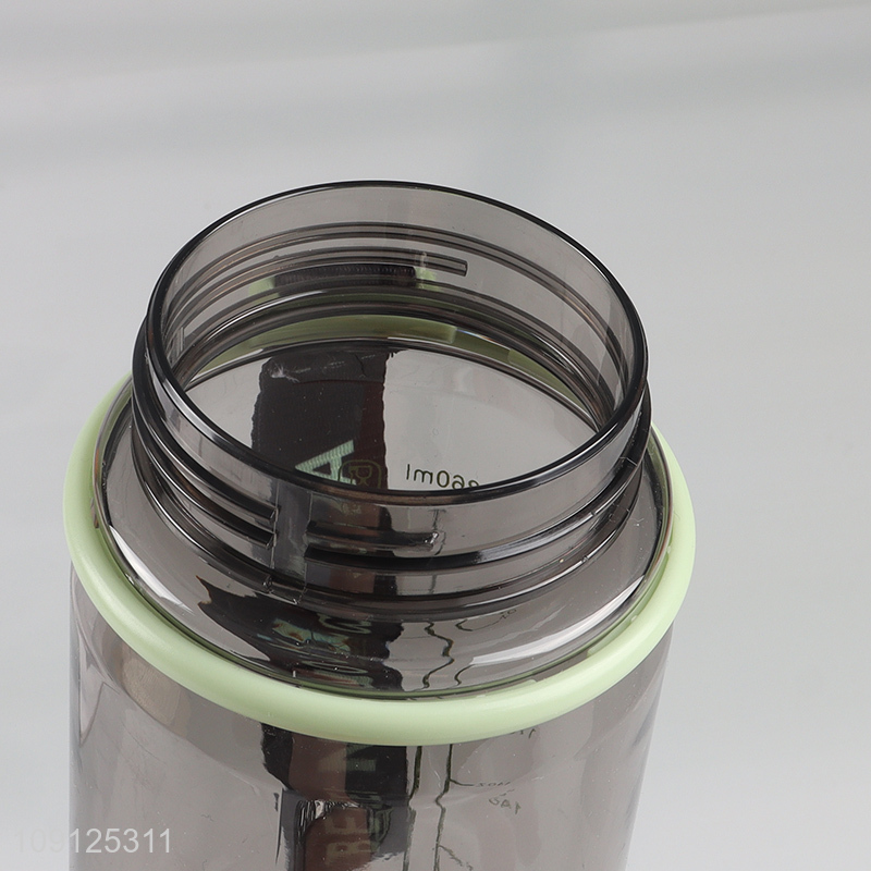 New Arrival 860ML Flip Top Water Bottle Plastic Sports Water Bottle with Straw