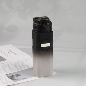 Good Quality 700ML Flip Top Water Bottle Leak Proof Plastic Sports Water Bottle