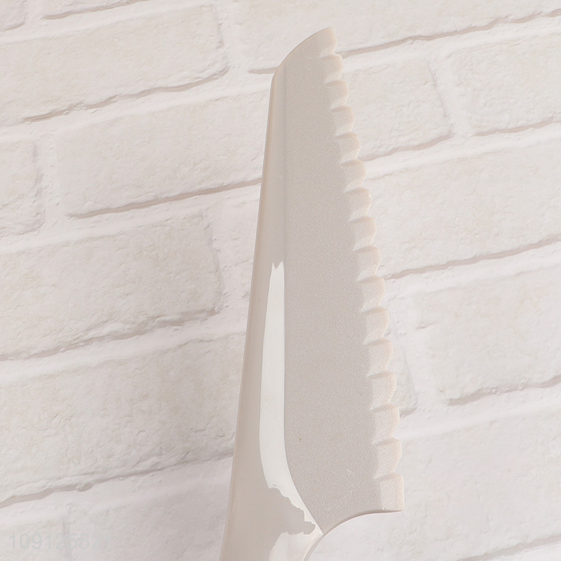 Good Quality Plastic Cake Knife Multipurpose Serrated Knife for Pies