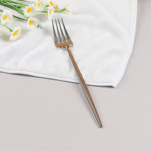 High Quality Stainless Steel Dinner Fork Long Handle Metal Table Fork
