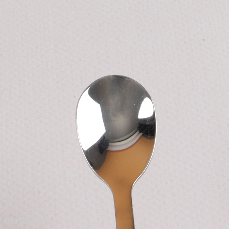 Wholesale Cute Coffee Spoon Stainless Steel Dessert Sppon Stirring Spoon
