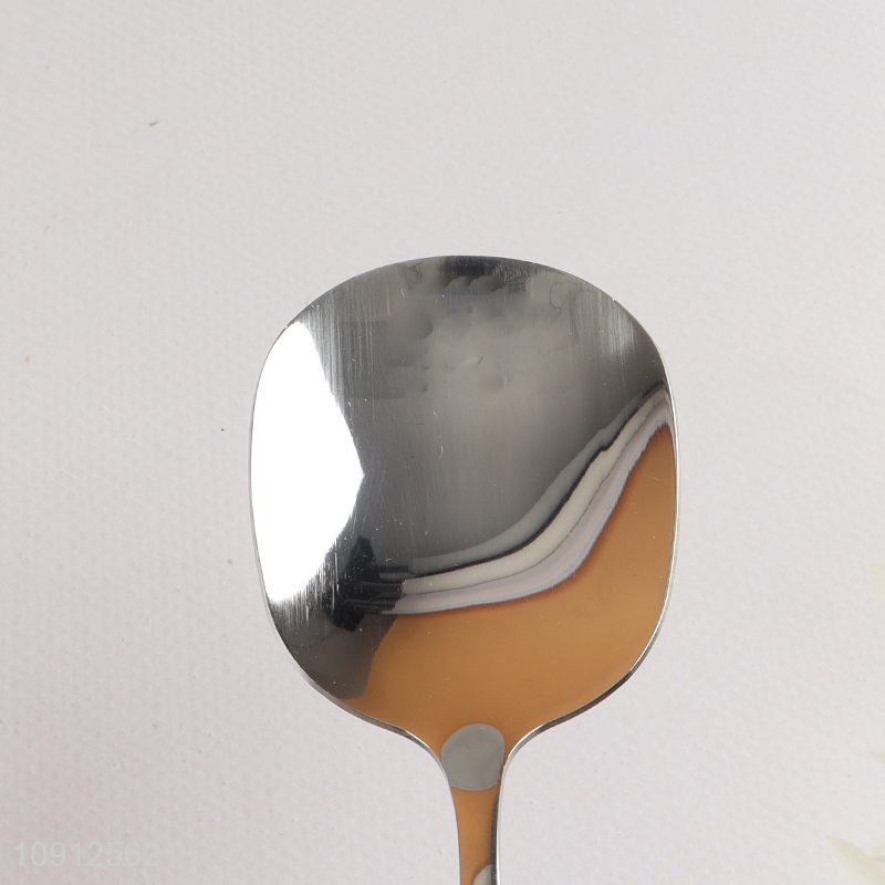 New Product Stainless Steel Serving Spoon Large Buffet Serving Spoon