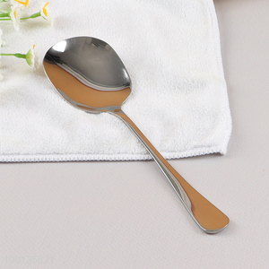 New Product Stainless Steel Serving Spoon Large Buffet Serving Spoon