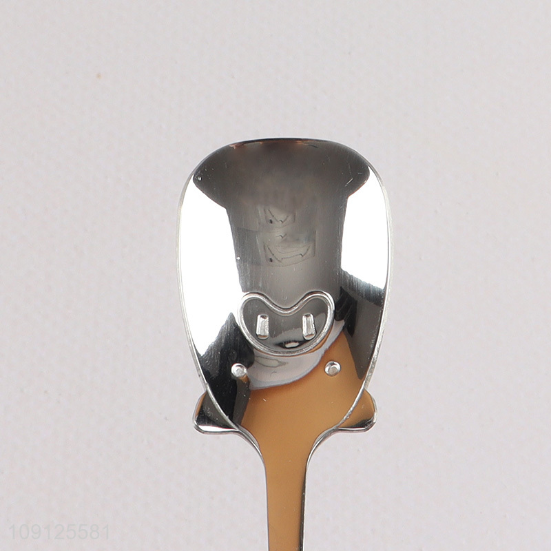 Popular Product Stainless Steel Dinner Spoon Cute Metal Spoon for Kids