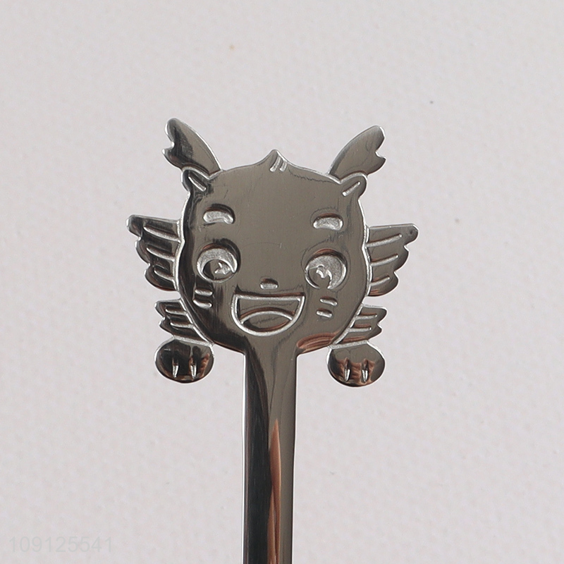 Wholesale Cute Coffee Spoon Stainless Steel Dessert Sppon Stirring Spoon