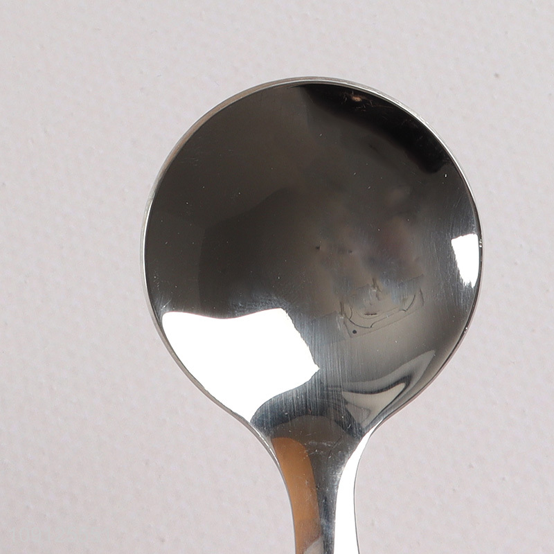 New Arrival Mini Spoon Stainless Steel Short Handle Spoon for Kids
