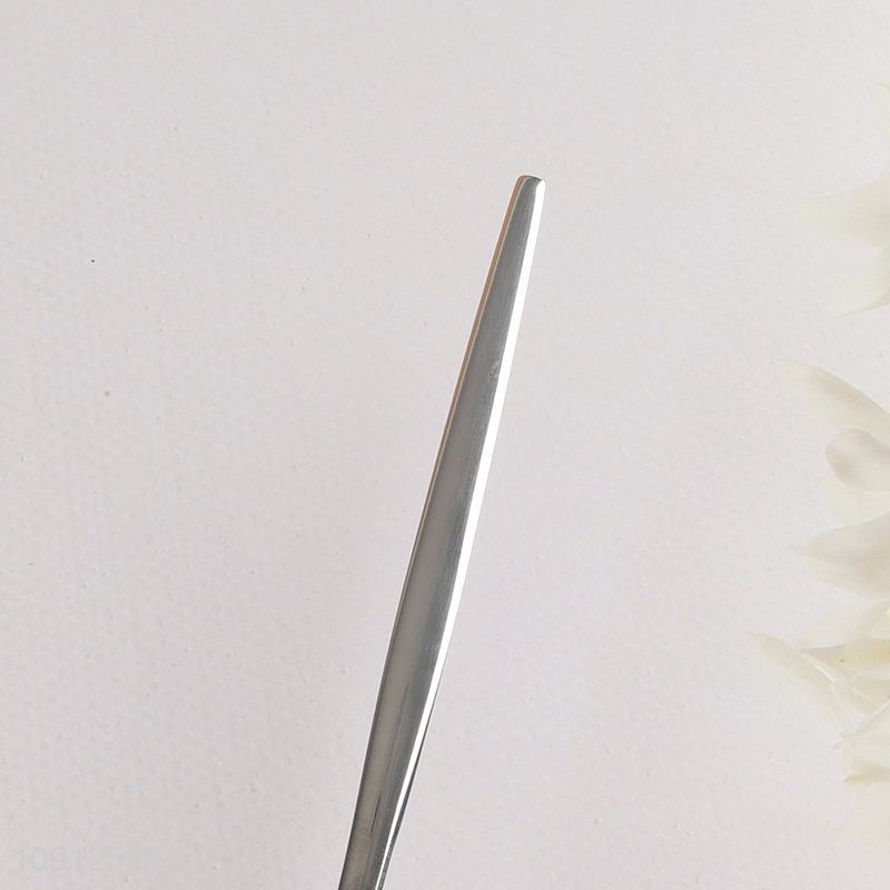 Wholesale Stainless Steel Dinner Spoon Metal Dinner Spoon with Long Handle