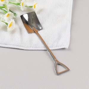 Wholesale Shovel Shape Stainless Steel Spoon Dessert Spoon Ice Cream Spoon